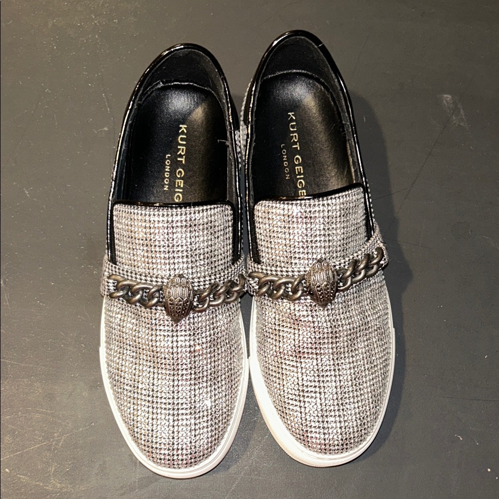 Kurt Geiger London Crystal Slip-Ons - Picture 2 of 9
